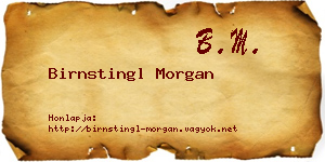 Birnstingl Morgan névjegykártya